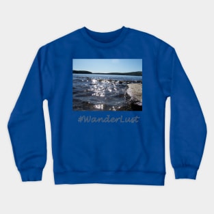 #Wanderlust Lake Crewneck Sweatshirt